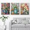 5D Diamond Painting Kits for Adults, Diamond Arts Kits Diamond Art Sets,Gem Painting by Number Kits for Adults Beginners Home Wall Decor 11.8x15.7 Inches 4 Pack Flowers